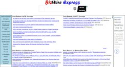 Desktop Screenshot of bizwireexpress.com